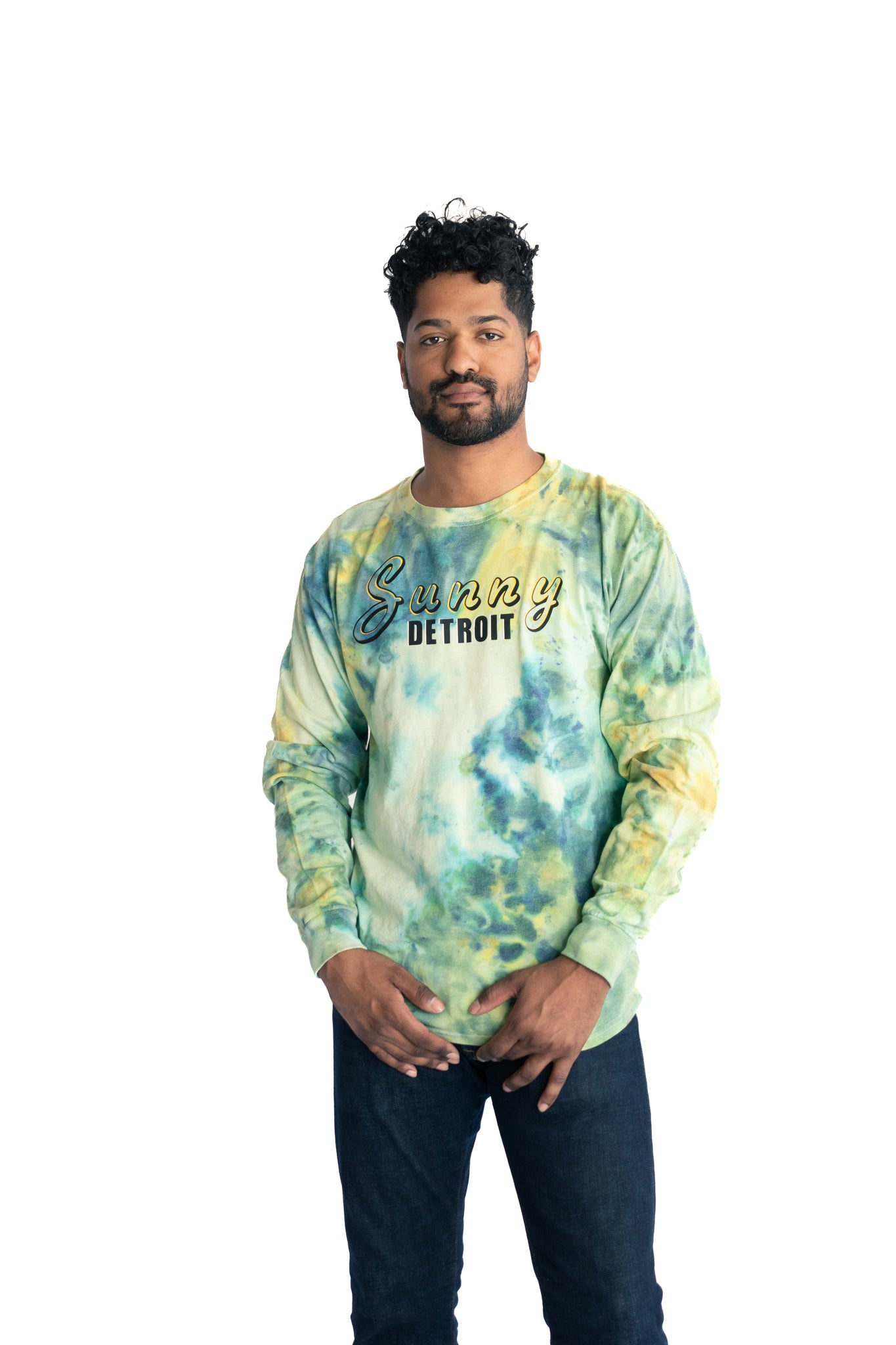 SUNNY DETROIT ICEDYED LONG SLEEVE TEE