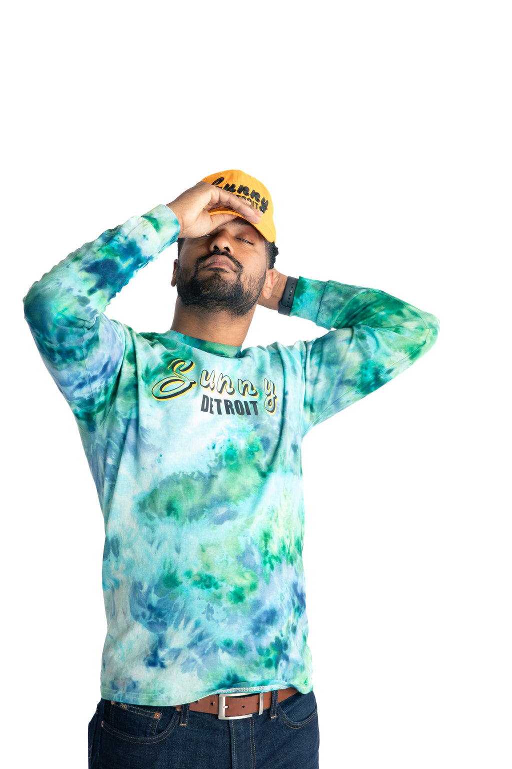 SUNNY DETROIT ICEDYED LONG SLEEVE TEE