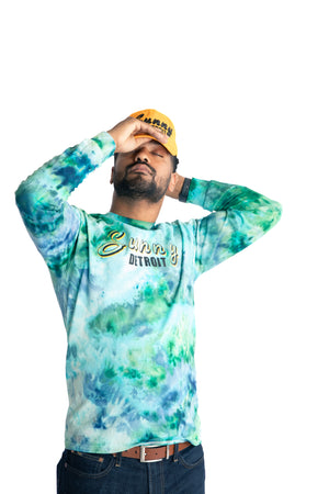 SUNNY DETROIT ICEDYED LONG SLEEVE TEE