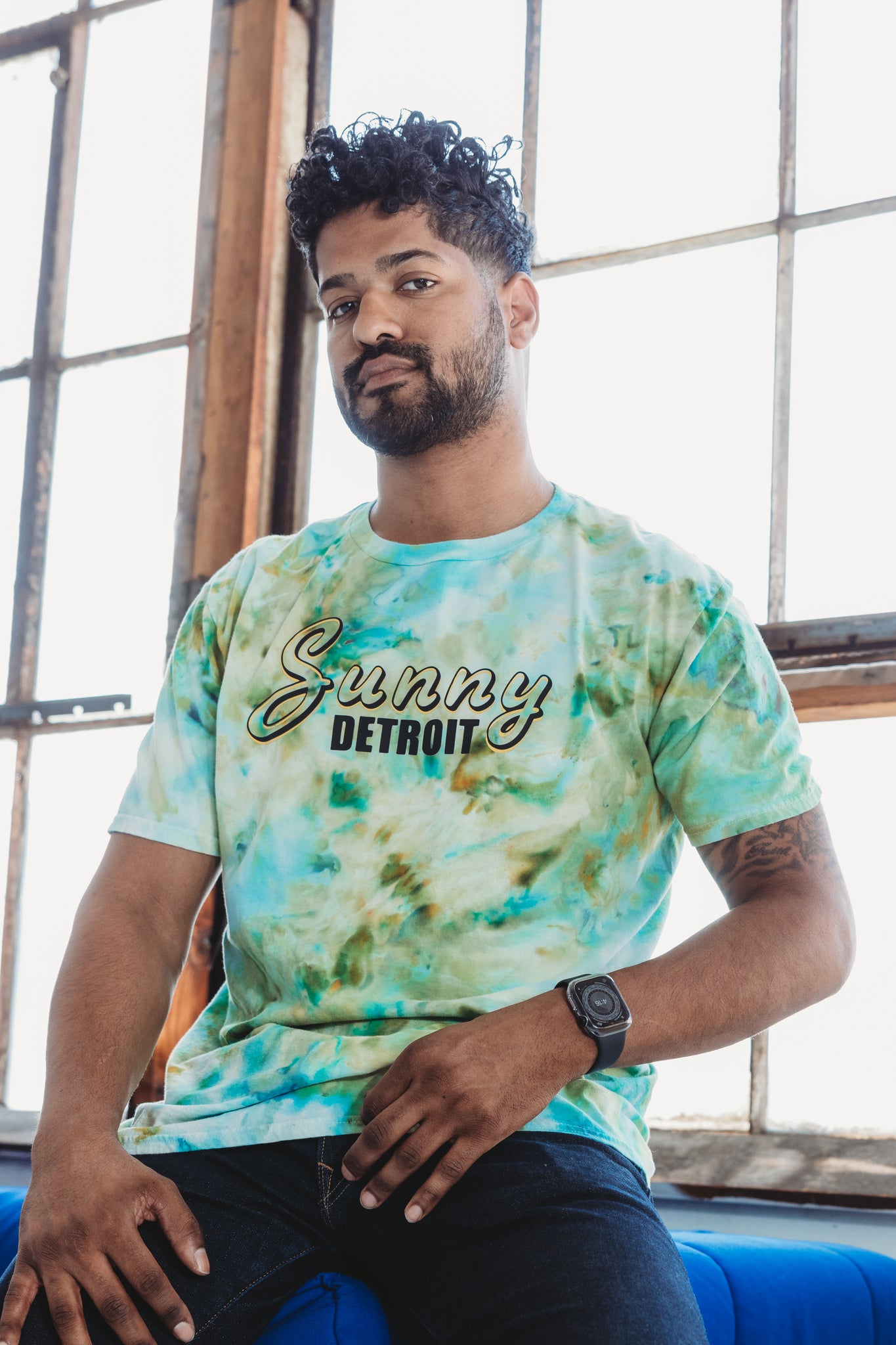 SUNNY DETROIT ICEDYED TEE