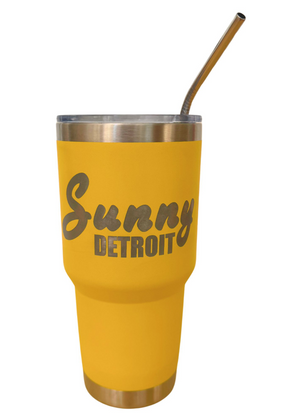 SUNNY DETROIT STAINLESS STEEL TUMBLER
