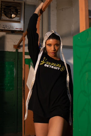 SUNNY DETROIT BLACK LONG SLEEVE